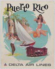 Image: poster: Delta Air Lines, Puerto Rico