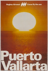 Image: poster: Hughes Airwest, Puerto Vallarta