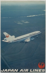 Image: poster: Japan Air Lines, McDonnell Douglas DC-10-40