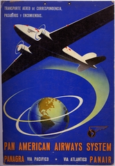 Image: poster: Pan American Airways System, Douglas DC-2