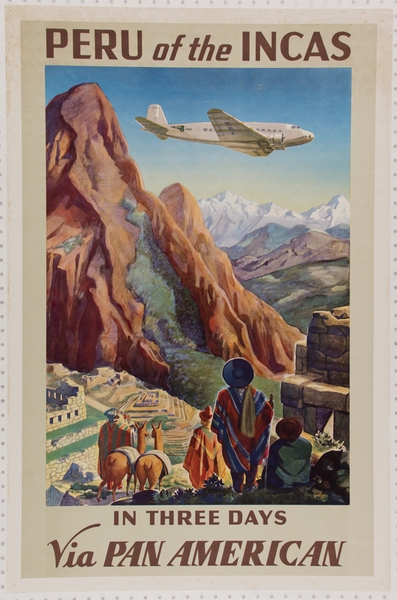 Image: poster: Pan American Airways System, Peru