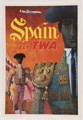 Image: poster: TWA (Trans World Airlines), Spain