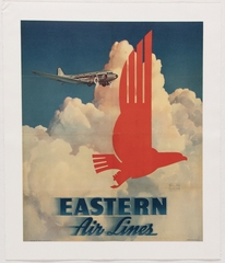 Image: poster: Eastern Air Lines, Douglas DC-3