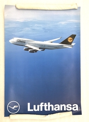 Image: poster: Lufthansa, Boeing 747-400