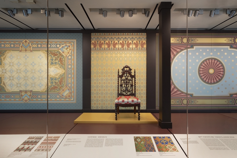 Image: Installation view of "The Victorian Papered Wall"