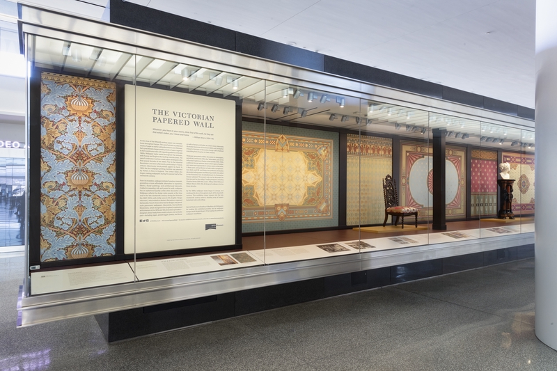 Image: Installation view of "The Victorian Papered Wall"
