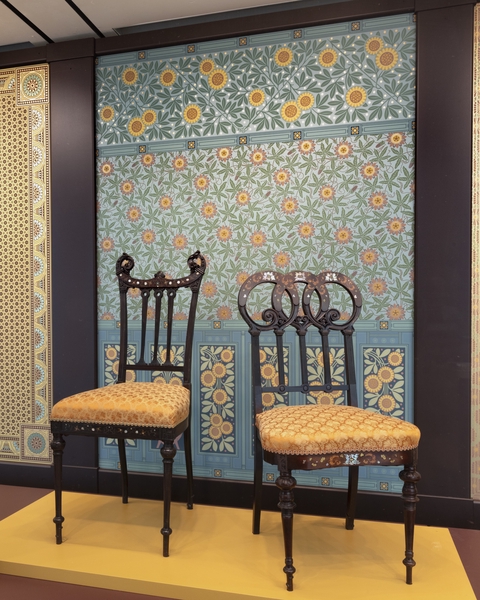 Image: Installation view of "The Victorian Papered Wall"