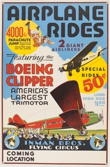 Image: poster: Inman Bros. Flying Circus
