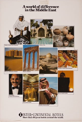 Poster: Inter-Continental Hotels, A world of difference in the Middle East