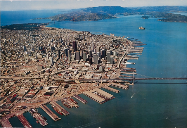 Poster: San Francisco, aerial view