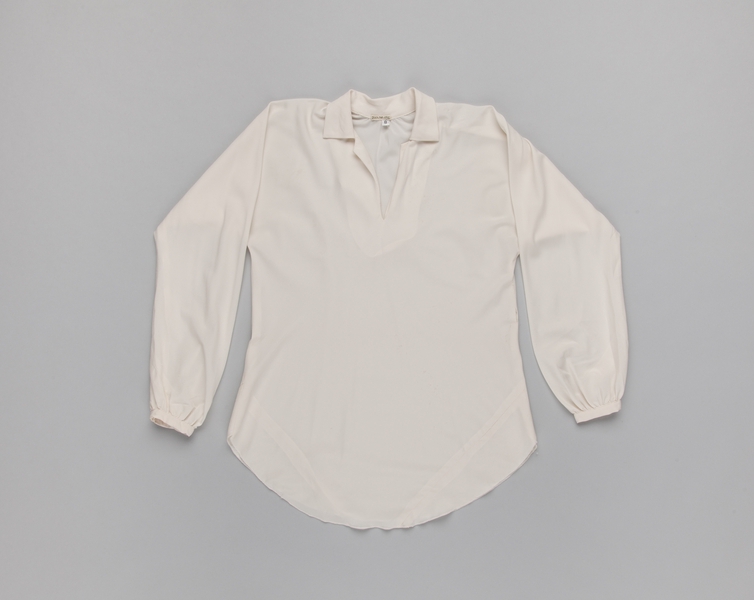 Image: flight attendant blouse: Braniff International