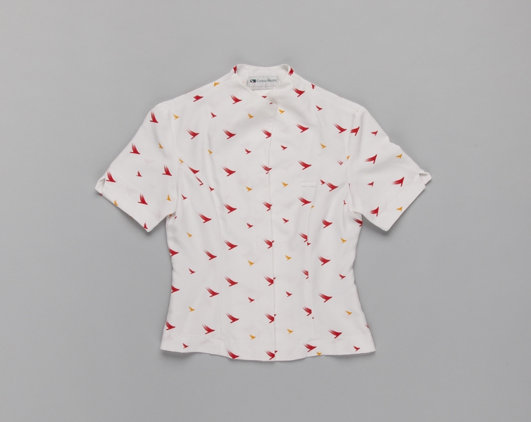 Image: flight attendant blouse: Cathay Pacific Airways