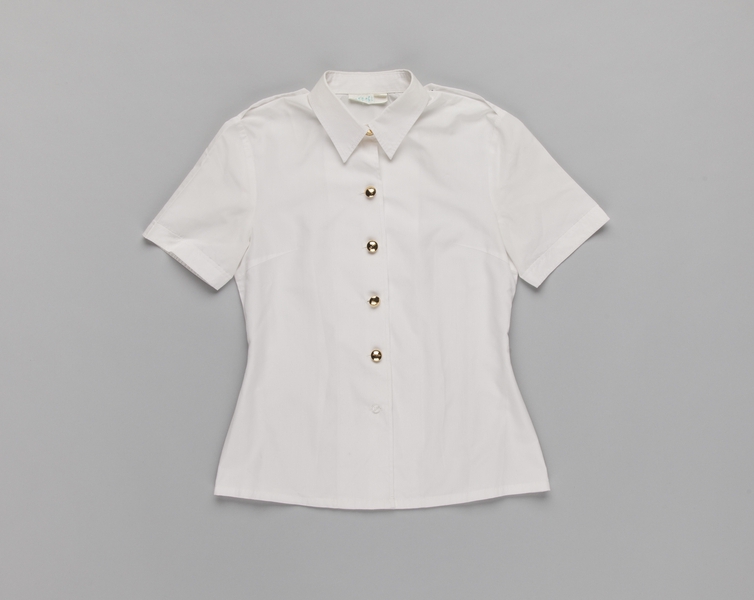 Image: stewardess blouse: Cathay Pacific Airways