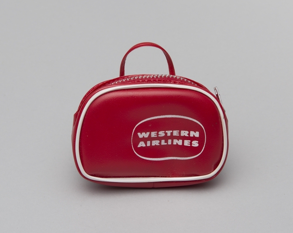 Toy airline bag: Western Airlines