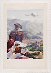 Image: poster: Pan American Airways System, Ecuador