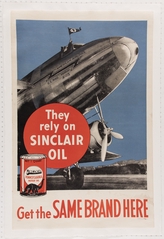 Image: poster: Sinclair Motor Oil