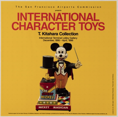 Exhibition poster: San Francisco Airports Commission, International Character Toys