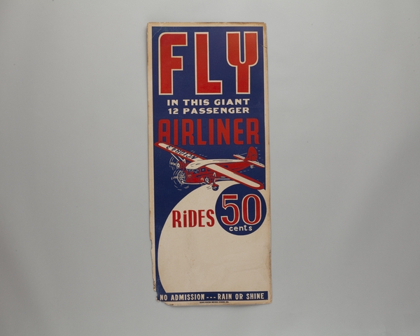 Poster: tri-motor airplane