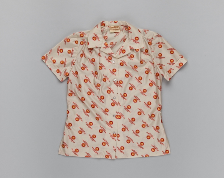 Image: customer service agent blouse: Golden West Airlines