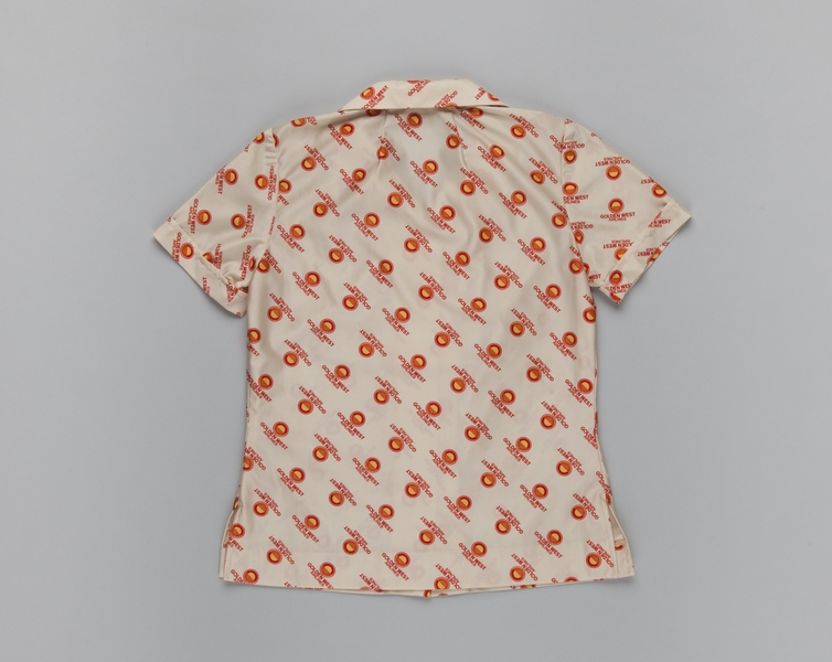 Image: customer service agent blouse: Golden West Airlines