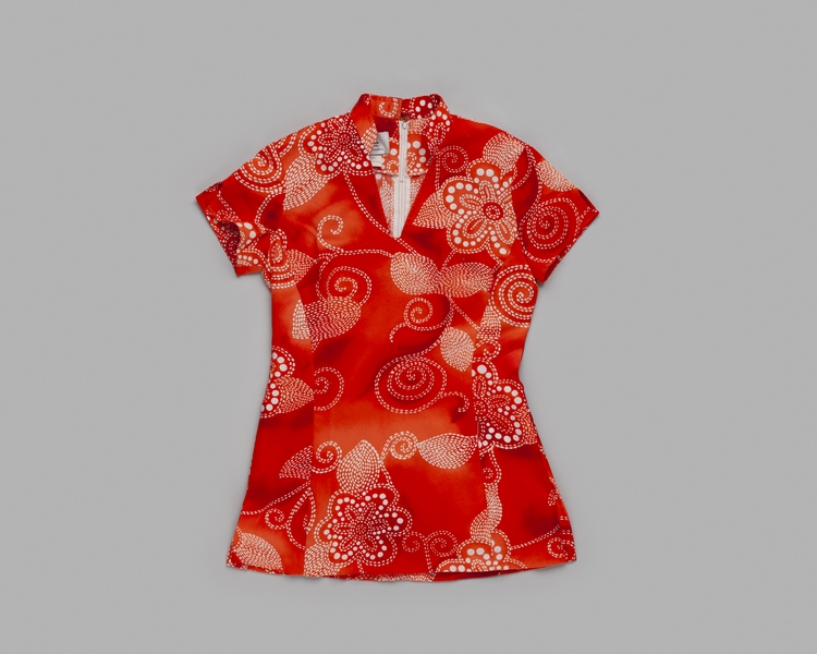 Image: flight attendant blouse: Western Airlines