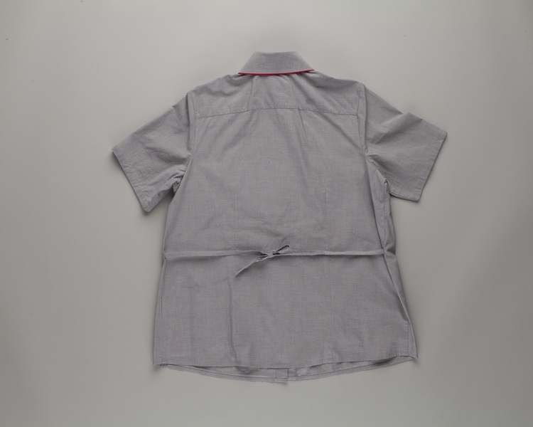 Image: flight attendant blouse: Virgin America (maternity)