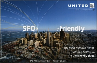 Image: poster: United Airlines, San Francisco International Airport (SFO)