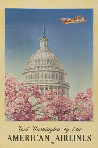 Poster: American Airlines, Washington, D.C.
