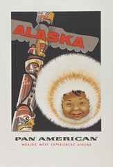 Image: poster: Pan American World Airways, Alaska
