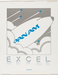 Image: poster: Pan American World Airways, Excel