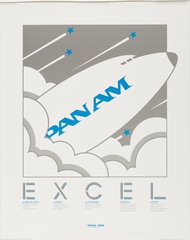 Image: poster: Pan American World Airways, Excel