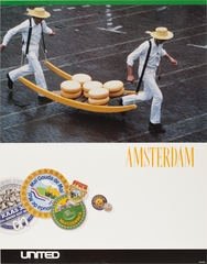 Image: poster: United Airlines, Amsterdam