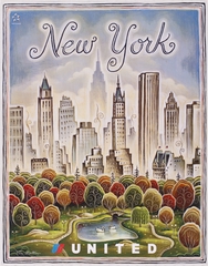 Image: poster: United Airlines, New York