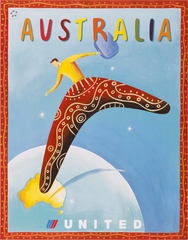 Image: poster: United Airlines, Australia