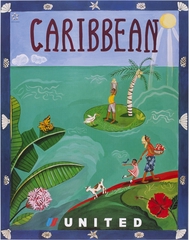 Image: poster: United Airlines, Caribbean