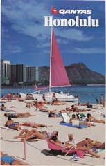 Image: poster: Qantas Airways, Honolulu