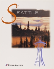 Image: poster: United Airlines, Seattle