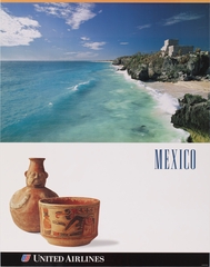 Image: poster: United Airlines, Mexico