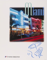Image: poster: United Airlines, Miami