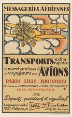 Image: poster: Air France, Messageries Aériennes