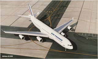 Image: poster: Air France, Airbus A340