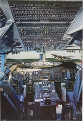 Image: poster: Scandinavian Airlines System (SAS), Boeing 747