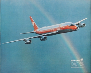 Image: poster: AeroMexico, Douglas DC-8