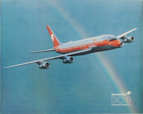 Poster: AeroMexico, Douglas DC-8