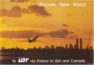 Image: poster: LOT Polish Airlines, USA and Canada