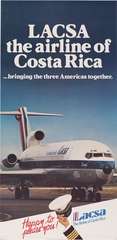 Image: poster: Lineas Aereas Costarricenses, S.A. (LACSA), Boeing 727-200