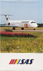 Image: poster: Scandinavian Airlines System (SAS), Douglas DC-9-41