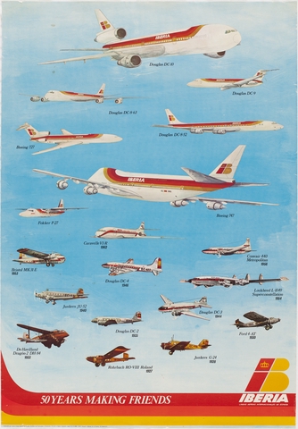 Poster: Iberia, 50th anniversary