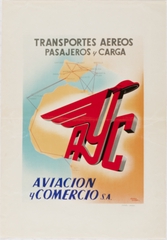 Image: poster: Aviacion y Comerico