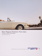 Image: poster: Air France, First class